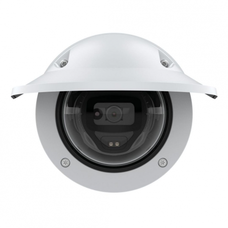 AXIS M3215-LVE - Network surveillance camera - dome - outdoor - vandal / waterproof - colour (Day&Night) - 2 MP - 1920 x 1080 - fixed iris - fixed focal - audio - LAN 10 / 100 - MJPEG, H.264, AVC, HEVC, H.265, MPEG-4 Part 10, MPEG-H Part 2 - DC 12 V / PoE Class 3 - 0