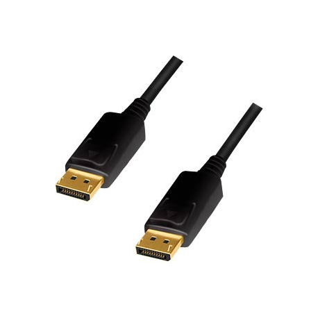 LogiLink - DisplayPort cable - DisplayPort (M) to DisplayPort (M) - DisplayPort 1.2 - 5 m - 4K60Hz support - black - 0