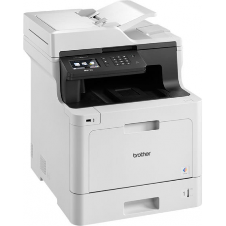 Brother MFC-L8690CDW - Multifunction printer - colour - laser - A4 / Legal (media) - up to 31 ppm (printing) - 300 sheets - 33.6 Kbps - USB 2.0, Gigabit LAN, Wi-Fi(n), USB host - with Brother PRINT AirBag for 200000 pages - 2
