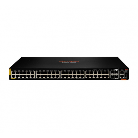 HPE Aruba 6200M 48G Class4 PoE 4SFP+ Switch - Switch - Max. Stacking Distance 10 kms - L3 - Managed - 48 x 10 / 100 / 1000 (PoE+) + 4 x 1 Gigabit  /  10 Gigabit SFP+ (uplink  /  stacking) - front and side to back - rack-mountable - PoE+ (1440 W) - BTO - 0