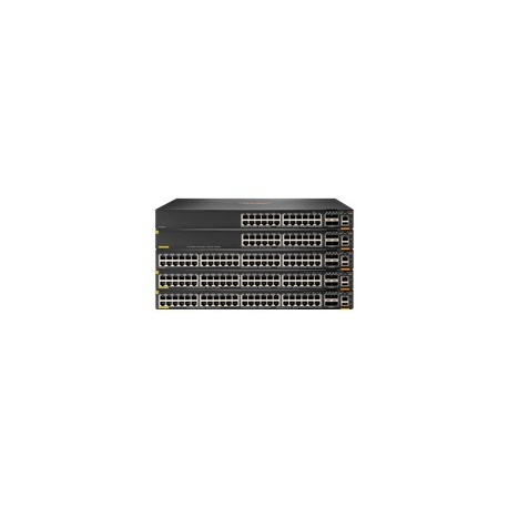 HPE Aruba 6200M 36G 12SR5 Class6 PoE 4SFP+ Switch - Switch - Max. Stacking Distance 10 kms - L3 - Managed - 36 x 10 / 100 / 1000 (4PPoE) + 12 x 1 / 2.5 / 5GBase-T (4PPoE) + 4 x 1 Gigabit  /  10 Gigabit SFP+ (uplink  /  stacking) - front and side to back - rack-mountable - 4PPoE (1440 W) - BTO - 1