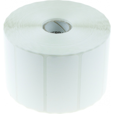 Zebra Z-Ultimate 3000T - Polyester - glossy - permanent adhesive - white - 31.8 x 69.9 mm 25200 label(s) (12 roll(s) x 2100) tape - for Zebra DA402, GX420; GK Series GK420; G-Series GC420; TLP 2722, 2844, 3742, 38XX - 1