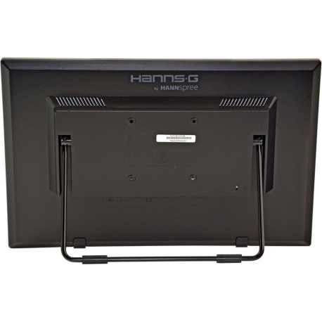 HANNS.G HT161HNB - HT Series - LED monitor - 15.6" - touchscreen - 1366 x 768 @ 60 Hz - 220 cd / m² - 500:1 - 12 ms - HDMI, VGA - headphone - 6