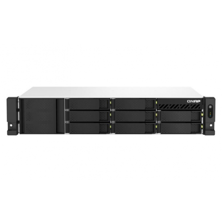 QNAP TS-864eU-RP - NAS server - 8 bays - rack-mountable - SATA 6Gb / s - RAID 0, 1, 5, 6, 10, 50, JBOD, 60 - RAM 8 GB - Gigabit Ethernet / 2.5 Gigabit Ethernet - iSCSI support - 2U - 0