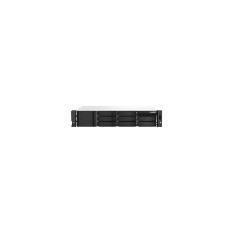 QNAP TS-864eU-RP - NAS server - 8 bays - rack-mountable - SATA 6Gb / s - RAID 0, 1, 5, 6, 10, 50, JBOD, 60 - RAM 8 GB - Gigabit Ethernet / 2.5 Gigabit Ethernet - iSCSI support - 2U - 1