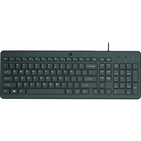 HP 150 - Keyboard - USB - QWERTY - International English - for Victus by HP Laptop 15, 16; Laptop 14, 15, 15s; Pavilion Plus Laptop 14 - 0
