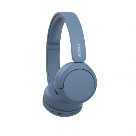 Sony WH-CH520 - Headphones with mic - on-ear - Bluetooth - wireless - blue - 4