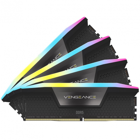 CORSAIR Vengeance RGB - DDR5 - kit - 64 GB: 4 x 16 GB - DIMM 288-pin - 6600 MHz / PC5-52800 - CL32 - 1.4 V - unbuffered - black - 2