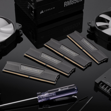 CORSAIR Vengeance - DDR5 - kit - 64 GB: 2 x 32 GB - DIMM 288-pin - 6200 MHz / PC5-49600 - CL32 - 1.4 V - black - 4