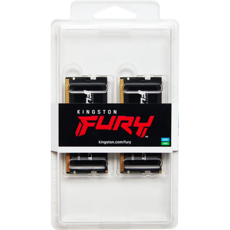 Kingston FURY Impact - DDR5 - kit - 32 GB: 2 x 16 GB - SO-DIMM 262-pin - 5600 MHz  /  PC5-44800 - CL40 - 1.1 V - unbuffered - on-die ECC - 2
