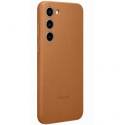 Samsung EF-VS916 - Back cover for mobile phone - genuine leather - camel - for Galaxy S23+