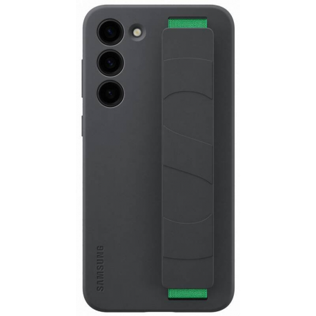 Samsung EF-GS916 - Back cover for mobile phone - silicone - black - for Galaxy S23+ - 2