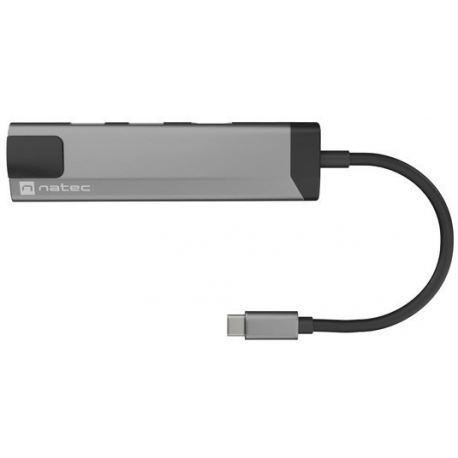 Natec Fowler GO - Docking station - USB-C - HDMI - 1GbE - 2