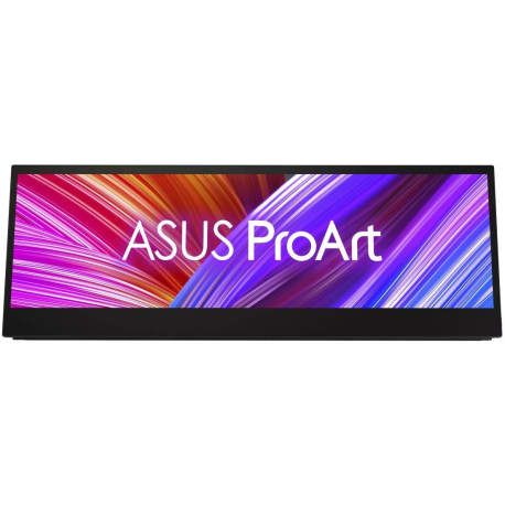 ASUS ProArt PA147CDV - LED monitor - 14" - touchscreen - 1920 x 550 Full HD @ 60 Hz - IPS - 400 cd / m2 - 1200:1 - 5 ms - HDMI, 2xUSB-C - speakers - black - 1