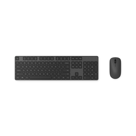 Xiaomi WXJS01YM - Keyboard and mouse set - wireless - 2.4 GHz - QWERTY - US - 1