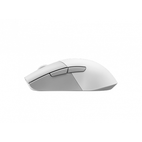 ASUS ROG Keris Wireless AimPoint - Mouse - right-handed - optical - 5 buttons - wireless, wired - 2.4 GHz, USB 2.0, Bluetooth 5.1 LE - moonlight white - 2