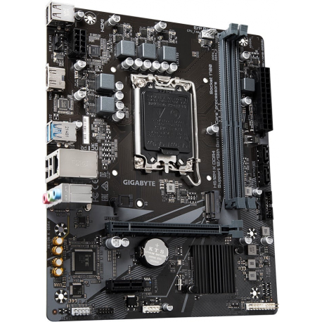 Gigabyte H610M K DDR4 - 1.0 - motherboard - micro ATX - LGA1700 Socket - H610 Chipset - USB 3.2 Gen 1 - Gigabit LAN - onboard graphics (CPU required) - HD Audio (8-channel) - 1