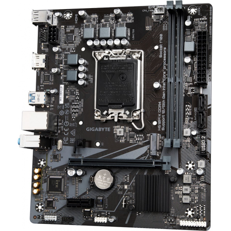 Gigabyte H610M K DDR4 - 1.0 - motherboard - micro ATX - LGA1700 Socket - H610 Chipset - USB 3.2 Gen 1 - Gigabit LAN - onboard graphics (CPU required) - HD Audio (8-channel) - 2