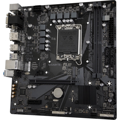 Gigabyte H610M S2H V2 DDR4 - 1.0 - motherboard - micro ATX - LGA1700 Socket - H610 Chipset - USB 3.2 Gen 1 - Gigabit LAN - onboard graphics (CPU required) - HD Audio (8-channel) - 2