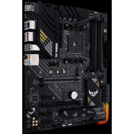 ASUS TUF GAMING B550-PLUS - Motherboard - ATX - Socket AM4 - AMD B550 Chipset - USB-C Gen2, USB 3.2 Gen 1, USB 3.2 Gen 2 - 2.5 Gigabit LAN - onboard graphics (CPU required) - HD Audio (8-channel) - 2