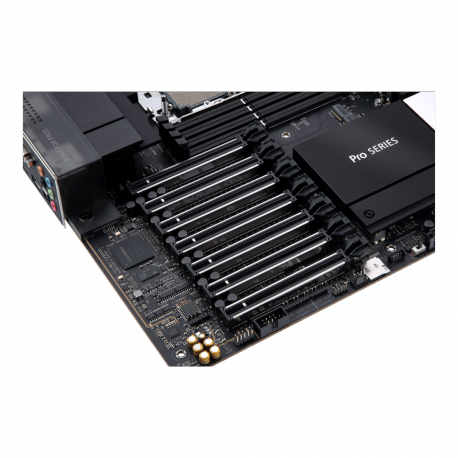ASUS PRO WS W790E-SAGE SE - Motherboard - SSI EEB - LGA4677 Socket-E - W790 Chipset - USB 3.2 Gen 1, USB 3.2 Gen 2x2, USB-C 3.2 Gen2, USB-C 3.2 Gen 2x2 - 10 Gigabit LAN, Gigabit LAN - HD Audio (8-channel) - 17