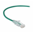 Black Box Slim-Net - Patch cable - RJ-45 (M) to RJ-45 (M) - 3.05 m - UTP - CAT 6 - booted, molded, stranded - green