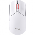 HyperX Pulsefire Haste 2 - Mouse - optical - 6 buttons - wireless, wired - 2.4 GHz, Bluetooth 5.0 - USB wireless receiver - white