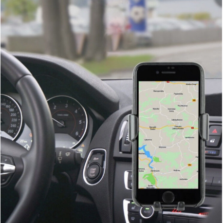 Gembird EG-TA-CHAV-QI10-01 - Car charging holder - 10 Watt - 2 A - Fast Charge - 4