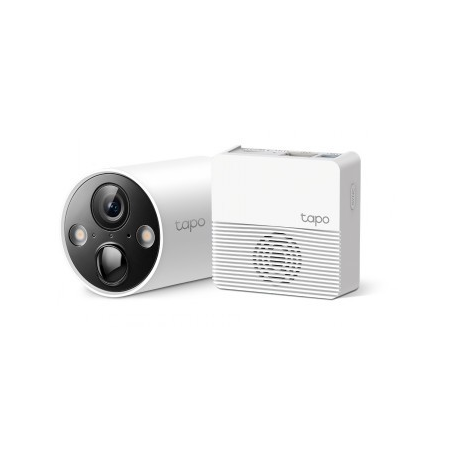 Tapo C420S1 V1 - Network surveillance camera - bullet - outdoor - dust resistant  /  water resistant - colour (Day&Night) - 2560 x 1440 - 2K - integrated - fixed iris - fixed focal - audio - wireless - Wi-Fi - 2.4GHz radio - 0