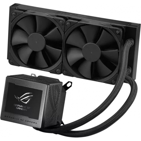 ASUS ROG RYUJIN III 240 - Processor liquid cooling system - with LCD display - (for: AM4, LGA1200, LGA1700, AM5, LGA115x Socket) - copper - 120 mm - 0