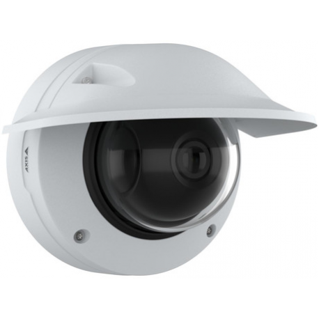 AXIS Q3626-VE - Network surveillance camera - dome - outdoor - vandal / weatherproof - colour (Day&Night) - 4 MP - 2688 x 1512 - M25 mount - vari-focal - audio - wired - GbE - MJPEG, H.264, AVC, HEVC, H.265, MPEG-4 Part 10, MPEG-H Part 2 - DC 10 - 28 V / PoE Plus Class 4 - TAA Compliant - 0