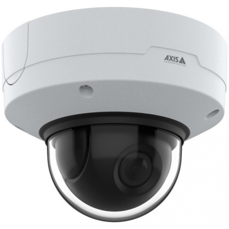 AXIS Q3626-VE - Network surveillance camera - dome - outdoor - vandal / weatherproof - colour (Day&Night) - 4 MP - 2688 x 1512 - M25 mount - vari-focal - audio - wired - GbE - MJPEG, H.264, AVC, HEVC, H.265, MPEG-4 Part 10, MPEG-H Part 2 - DC 10 - 28 V / PoE Plus Class 4 - TAA Compliant - 1