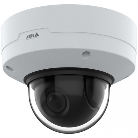 AXIS Q3626-VE - Network surveillance camera - dome - outdoor - vandal / weatherproof - colour (Day&Night) - 4 MP - 2688 x 1512 - M25 mount - vari-focal - audio - wired - GbE - MJPEG, H.264, AVC, HEVC, H.265, MPEG-4 Part 10, MPEG-H Part 2 - DC 10 - 28 V / PoE Plus Class 4 - TAA Compliant - 3