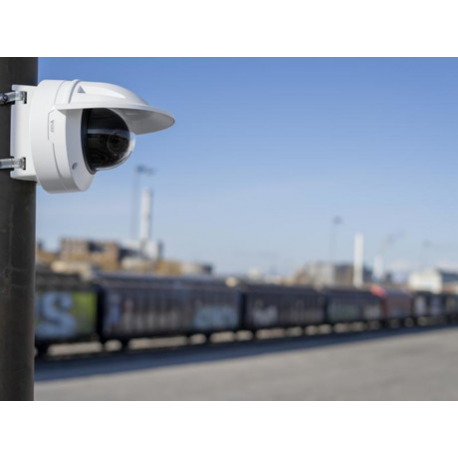 AXIS Q3626-VE - Network surveillance camera - dome - outdoor - vandal / weatherproof - colour (Day&Night) - 4 MP - 2688 x 1512 - M25 mount - vari-focal - audio - wired - GbE - MJPEG, H.264, AVC, HEVC, H.265, MPEG-4 Part 10, MPEG-H Part 2 - DC 10 - 28 V / PoE Plus Class 4 - TAA Compliant - 5