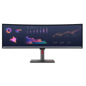 Lenovo ThinkVision P49w-30 - LED monitor - curved - 49" - 5120 x 1440 @ 60 Hz - IPS - 350 cd / m² - 2000:1 - DisplayHDR 10 - 4 ms - Thunderbolt 4, 2xHDMI, DisplayPort - speakers - raven black