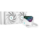 Deepcool LT520 - Processor liquid cooling system - high-performance  - Radiator Size:  240 mm - (for: LGA1155, LGA2011, LGA1150, LGA2011-3, LGA1151, AM4, LGA2066, sTR4, sTRX4, LGA1200, LGA1700, AM5) - 120 mm - white