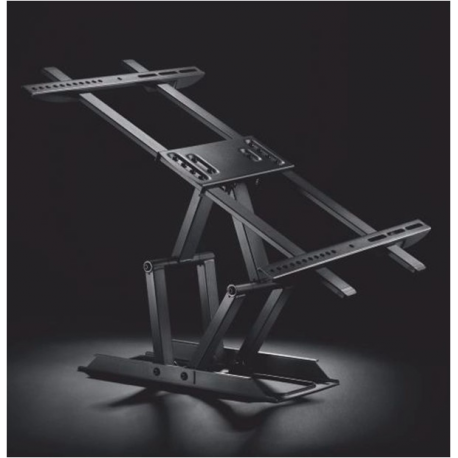 Gembird WM-80ST-02 - Mounting kit (wall mount) - for LCD TV - full motion - plastic, steel - black - screen size: 37"-80" - 2