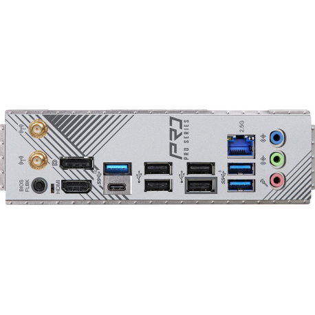 ASRock B650M PRO RS - Motherboard - micro ATX - Socket AM5 - AMD B650 Chipset - USB 3.2 Gen 1, USB 3.2 Gen 2, USB-C 3.2 Gen2, USB-C 3.2 Gen 1 - 2.5 Gigabit LAN - onboard graphics (CPU required) - HD Audio (8-channel) - 4