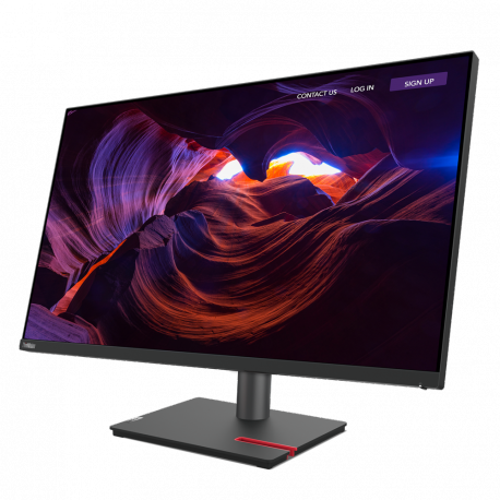 Lenovo ThinkVision P32p-30 - LED monitor - 31.5" - 3840 x 2160 4K - IPS - 350 cd / m² - 1000:1 - 4 ms - HDMI, DisplayPort, USB - raven black - 1