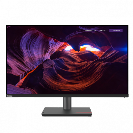 Lenovo ThinkVision P32p-30 - LED monitor - 31.5" - 3840 x 2160 4K - IPS - 350 cd / m² - 1000:1 - 4 ms - HDMI, DisplayPort, USB - raven black - 2