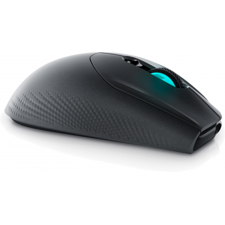 Alienware AW620M - Mouse - right-handed - optical - 7 buttons - wireless, wired - USB, 2.4 GHz - Dark Side of the Moon - 2