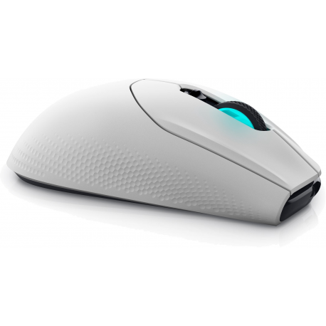 Alienware AW620M - Mouse - right-handed - optical - 7 buttons - wireless, wired - USB, 2.4 GHz - lunar light - 3