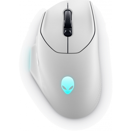 Alienware AW620M - Mouse - right-handed - optical - 7 buttons - wireless, wired - USB, 2.4 GHz - lunar light - 4