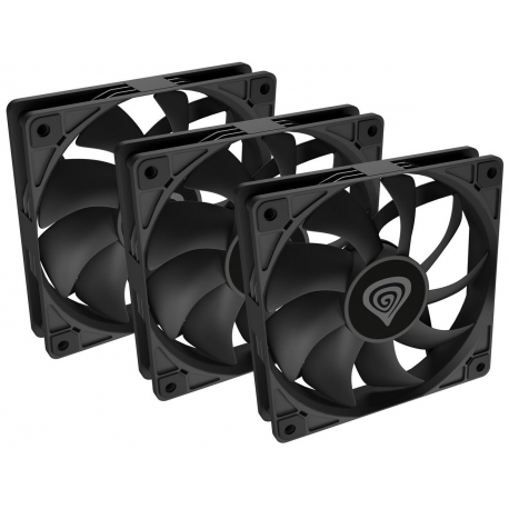 Genesis Oxal 120 - Case fan - 120 mm (pack of 3) - 2