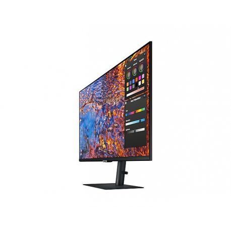 Samsung ViewFinity S8 S32B800PXP - S80PB Series - LED monitor - 32" - 3840 x 2160 4K @ 60 Hz - IPS - 350 cd / m² - 1000:1 - DisplayHDR 600 - 5 ms - HDMI, DisplayPort, USB-C - black - 6