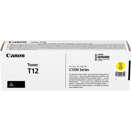 Canon T12 - Yellow - original - toner cartridge - for i-SENSYS X C1333i, X C1333iF, X C1333P - 0