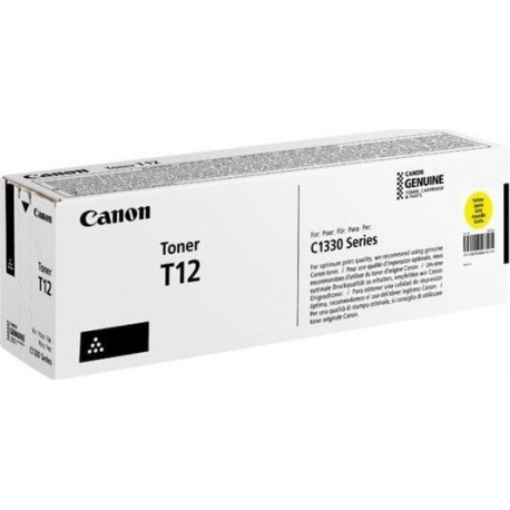 Canon T12 - Yellow - original - toner cartridge - for i-SENSYS X C1333i, X C1333iF, X C1333P - 1