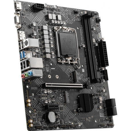 MSI PRO H610M-G DDR4 - Motherboard - micro ATX - LGA1700 Socket - H610 Chipset - USB 3.2 Gen 1 - Gigabit LAN - onboard graphics (CPU required) - HD Audio (8-channel) - 1