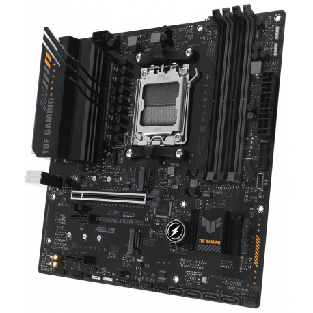 ASUS TUF GAMING A620M-PLUS - Motherboard - micro ATX - Socket AM5 - AMD A620 Chipset - USB 3.1 Gen 1, USB-C 3.2 Gen 1 - 2.5 Gigabit LAN - onboard graphics (CPU required) - HD Audio (8-channel) - 2