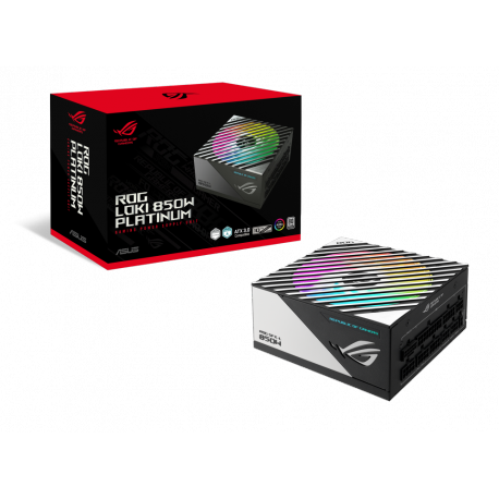 ASUS ROG Loki SFX-L Platinum - Power supply (internal) - ATX 3.0 / SFX-L - 80 PLUS Platinum - AC 100-240 V - 850 Watt - 11